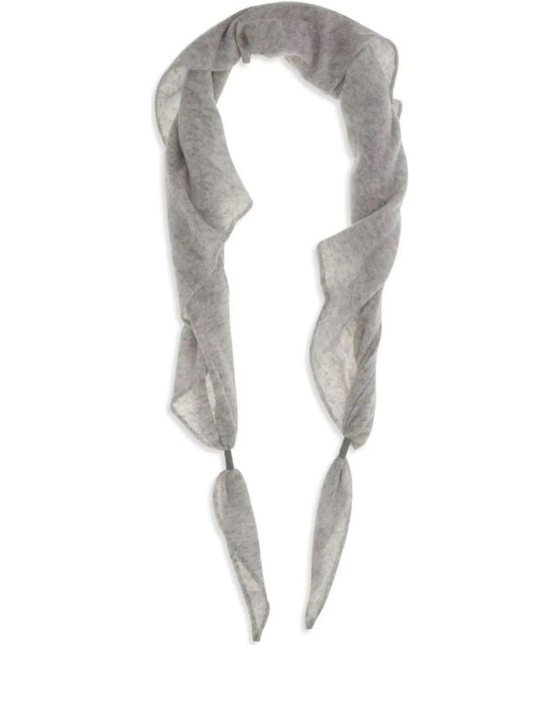 Brunello Cucinelli Scarves & Shawl in gray, Kashmir — view 2