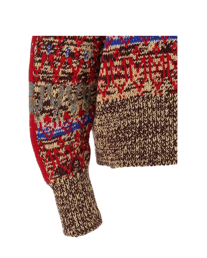 Dries Van Noten Sweater in multicolor, Wool — view 4