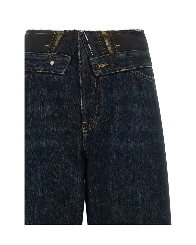 MM6 Maison Margiela Jean in blue, Cotton — view 3