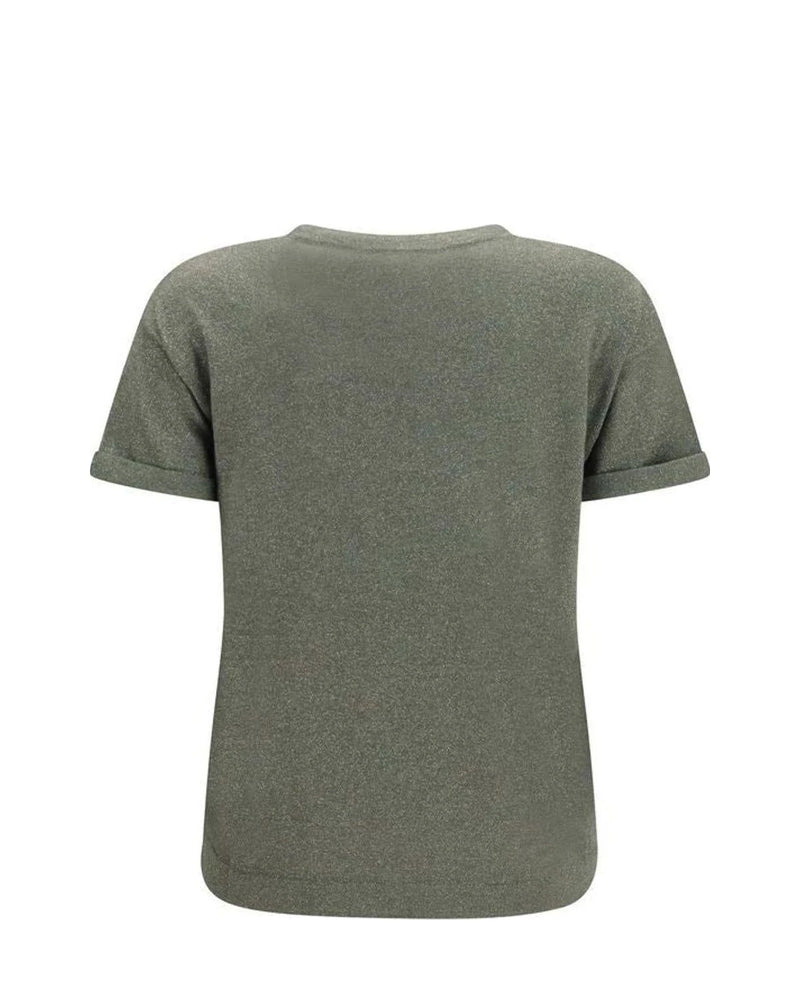 Brunello Cucinelli T-Shirt in green, Nylon — view 2