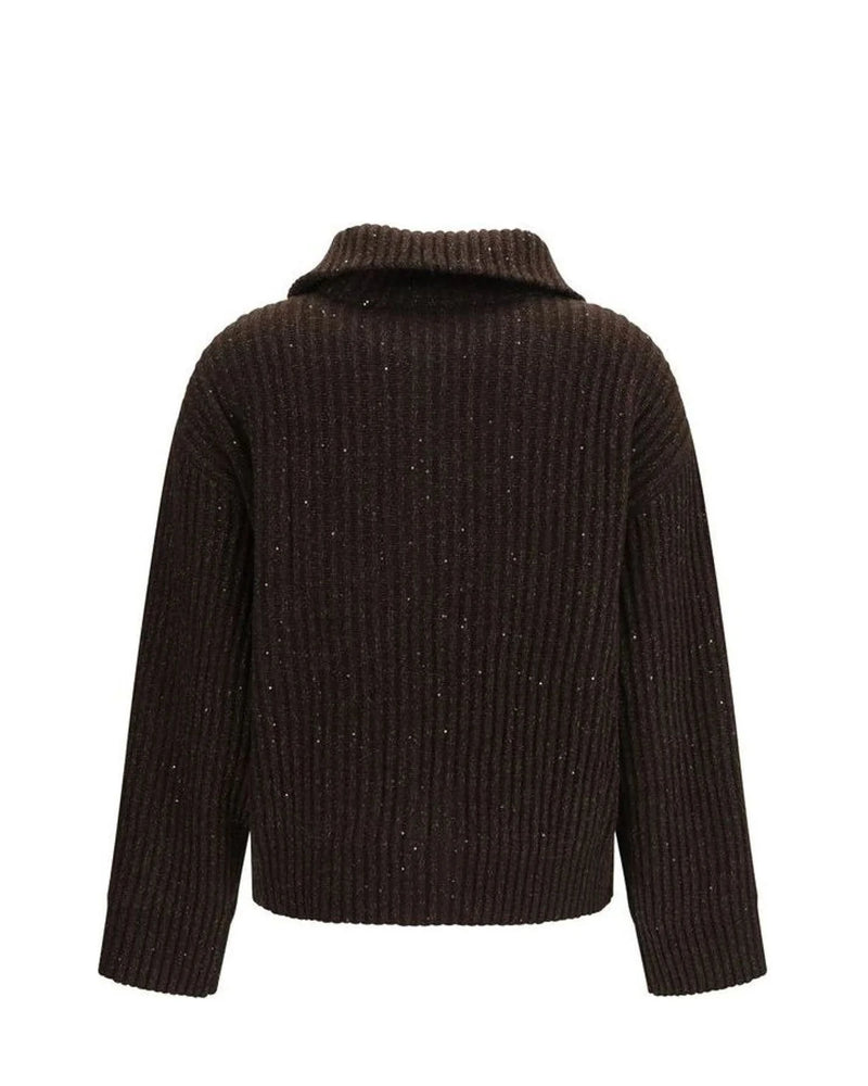 Brunello Cucinelli Sweater in brown, Kashmir — view 2