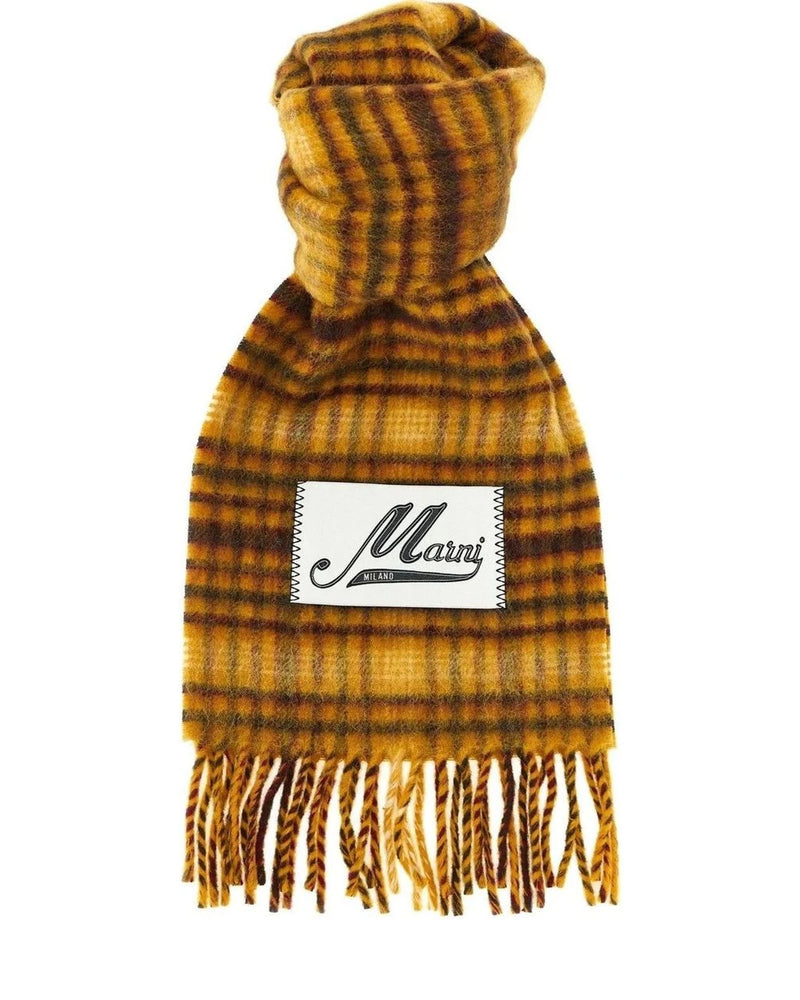 Marni Scarves & Shawl in yellow, Virgin Wool