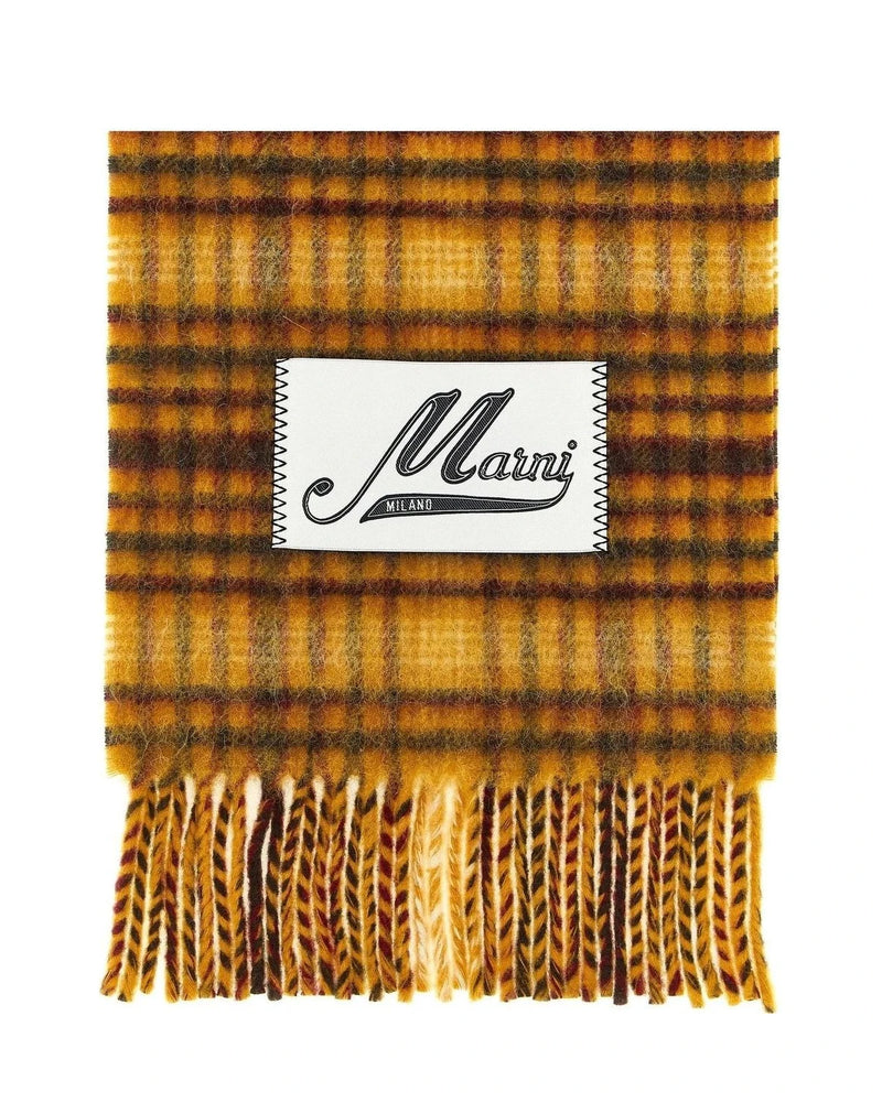 Marni Scarves & Shawl in yellow, Virgin Wool — view 2