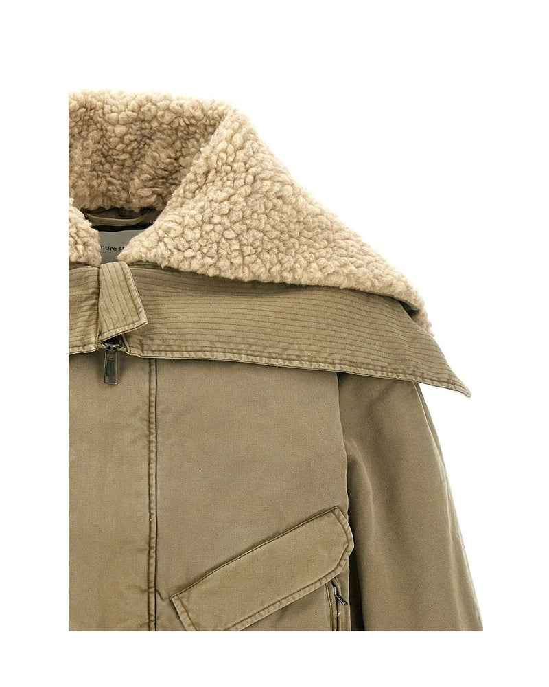 Entire Studios Bomber Jacket in beige, Cotton — view 3