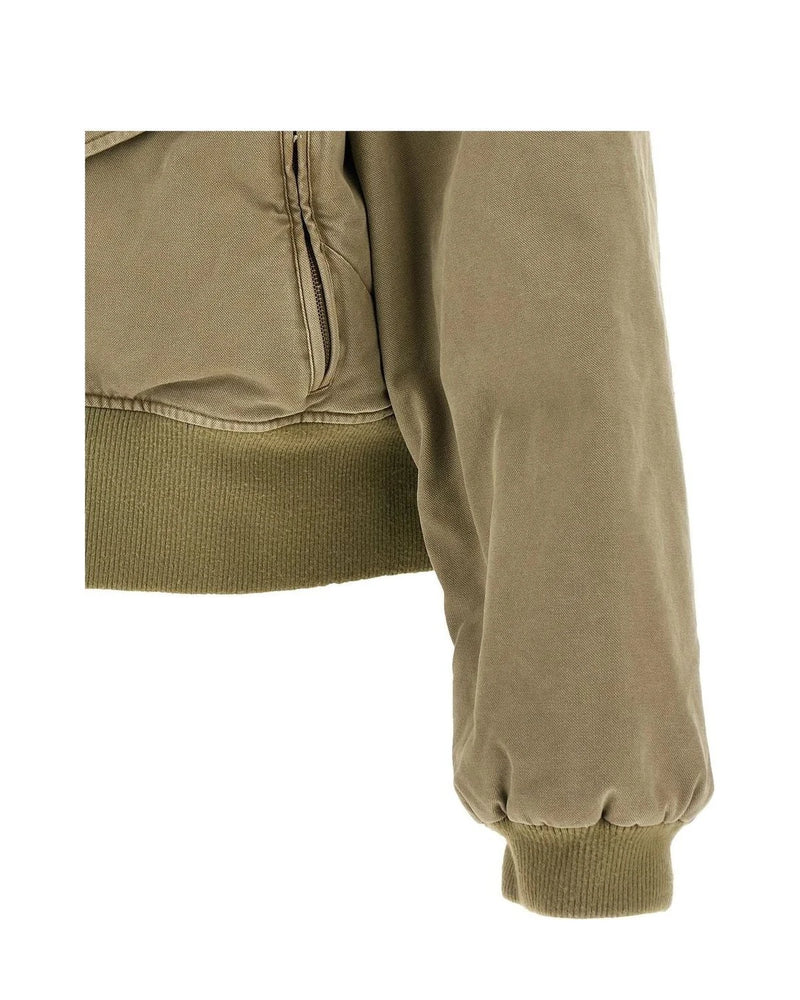 Entire Studios Bomber Jacket in beige, Cotton — view 4