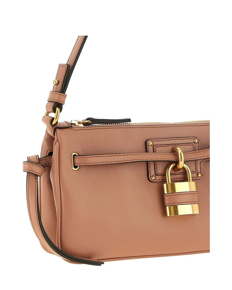 Chloé Shoulder Bag in pink, Lamb Leather — view 3