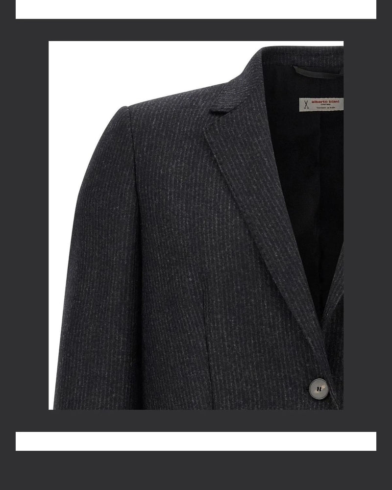 Alberto Biani Blazer in gray, Wool — view 3