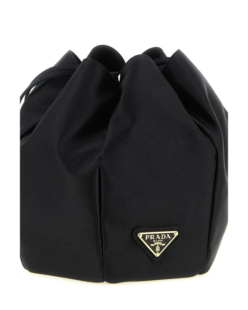 Prada Bucket Bag in black, Viscose — view 3