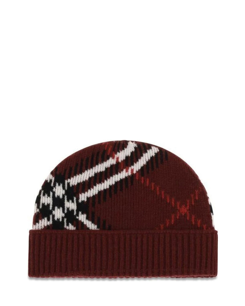 Burberry Beanie in red, Kashmir — view 2