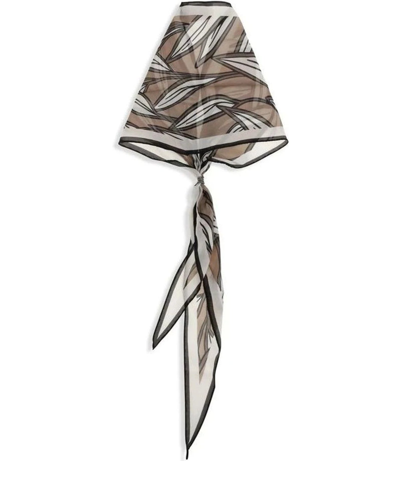 Brunello Cucinelli Scarves & Shawl in beige, Silk — view 2