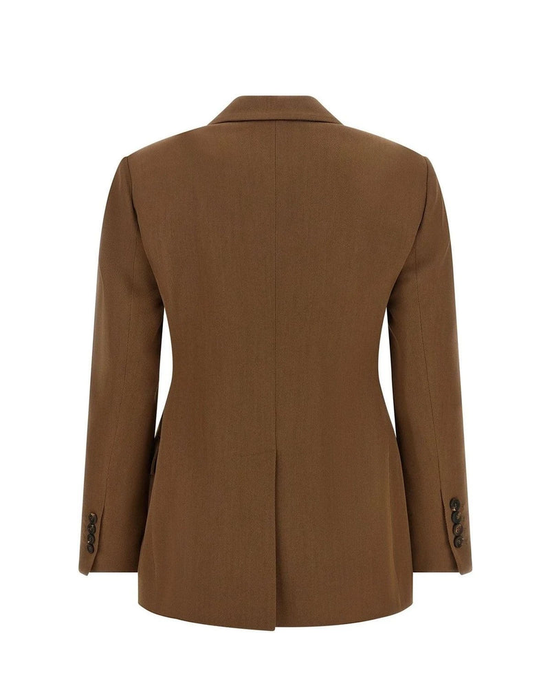 Brunello Cucinelli Blazer in brown, Virgin Wool — view 2
