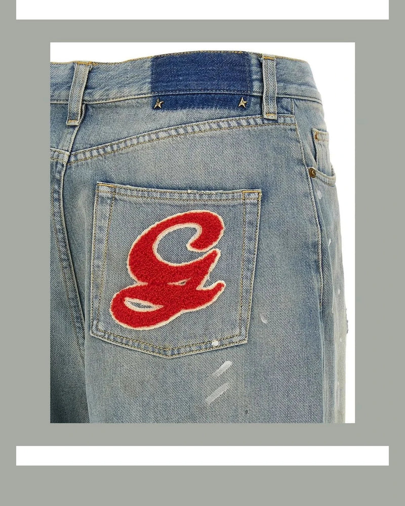 Golden Goose Jean in blue, Cotton — view 4