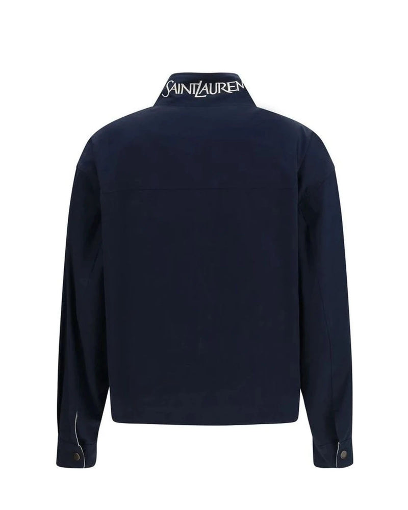 Saint Laurent Trucker Jacket in multicolor, Cotton — view 3