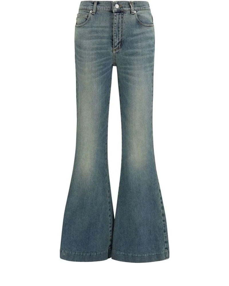 Alexander McQueen Jean in blue, Cotton