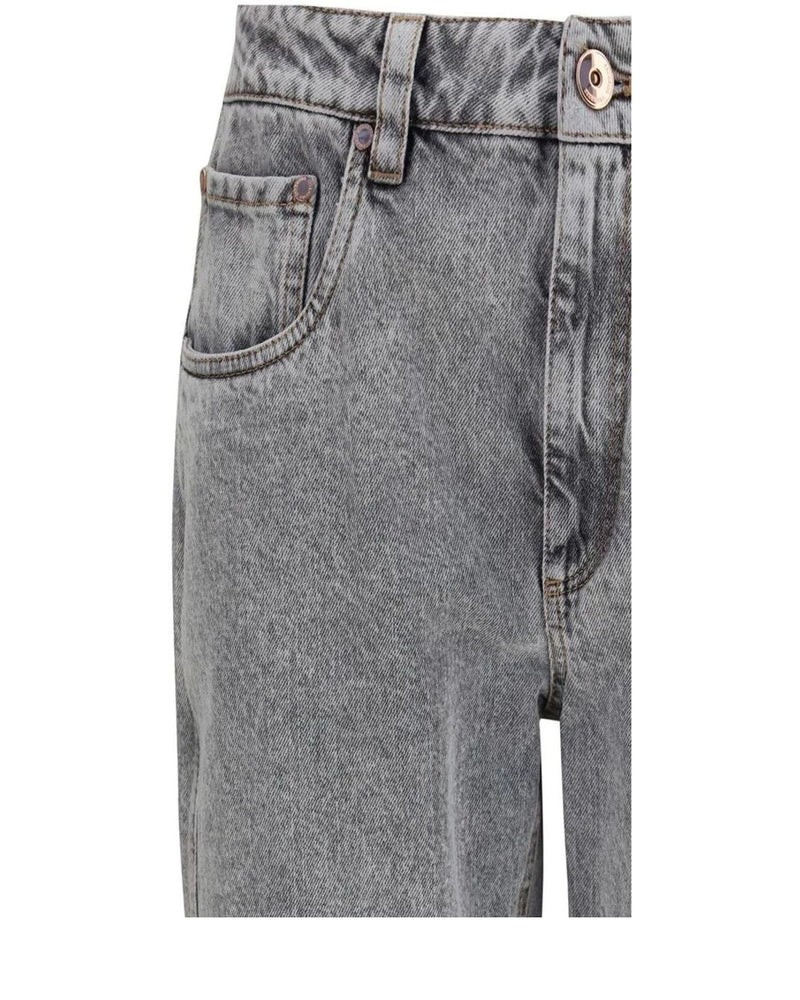 Brunello Cucinelli Jean in gray, Cotton — view 3