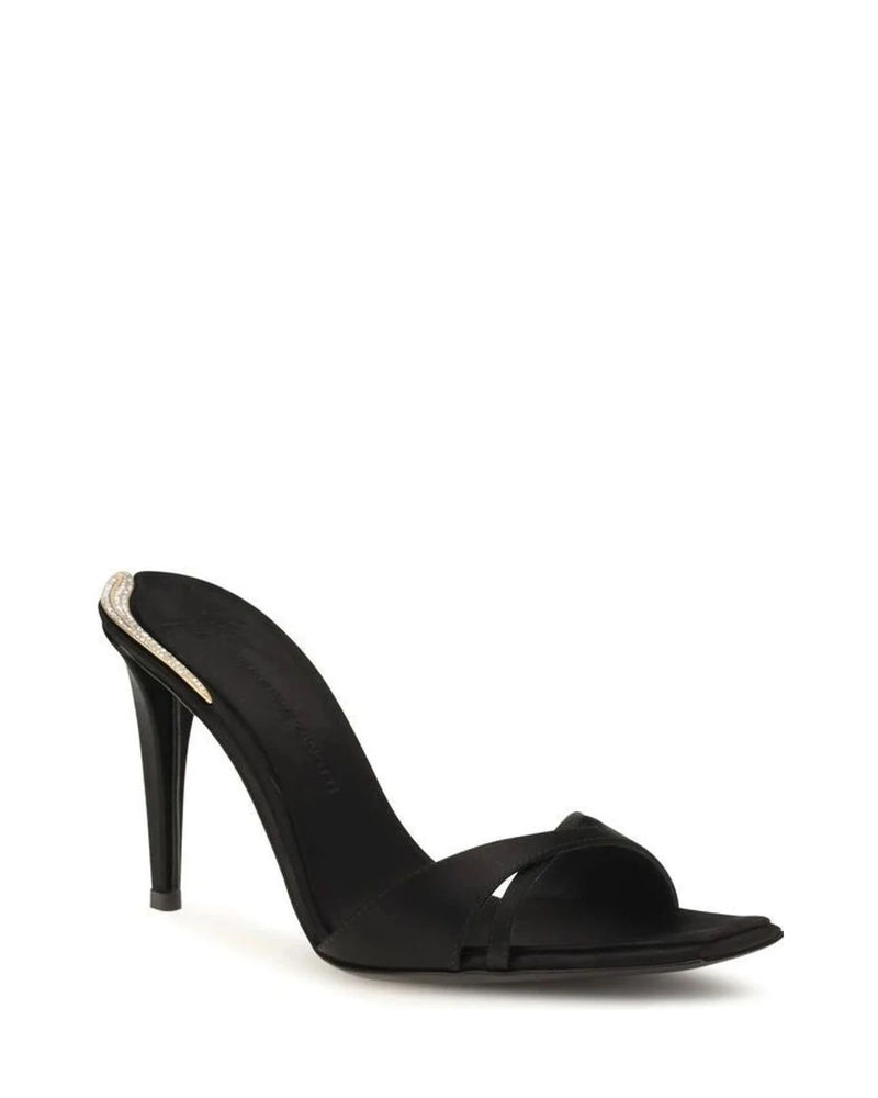 Giuseppe Zanotti Sandals in black, Viscose — view 2
