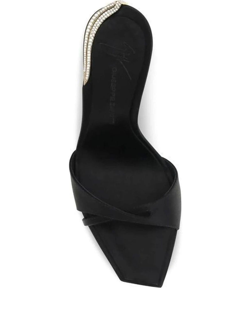 Giuseppe Zanotti Sandals in black, Viscose — view 4