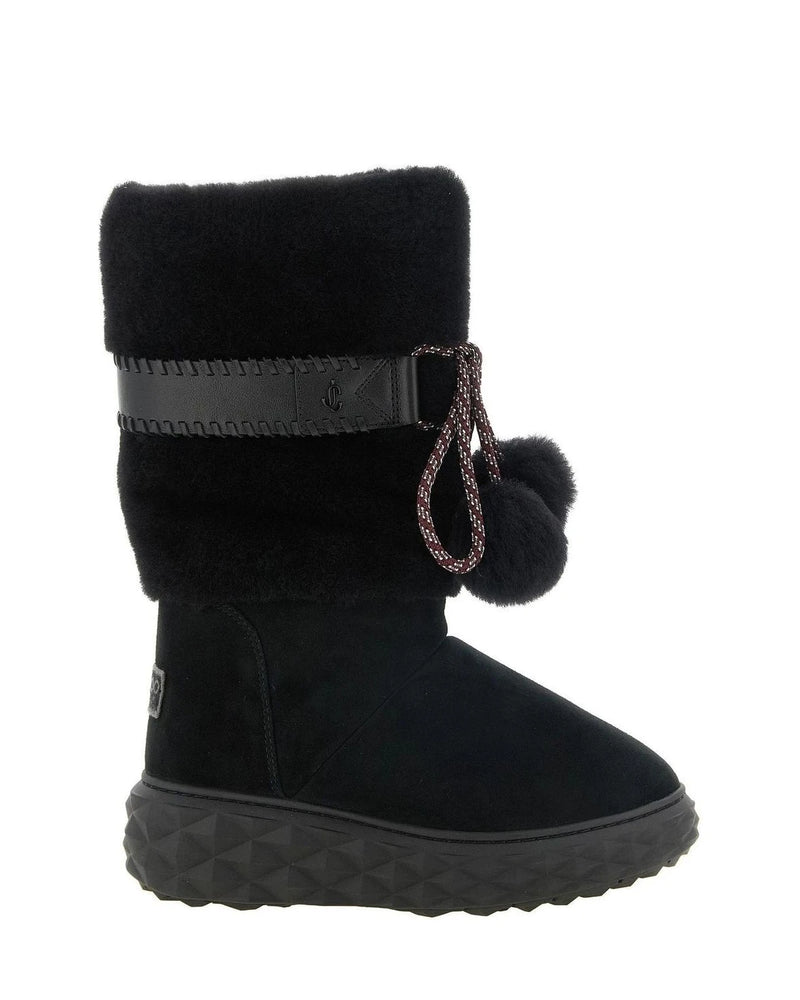 Jimmy Choo Boots in black, Lamb Leather
