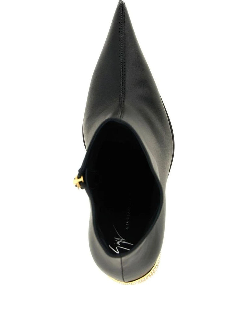 Giuseppe Zanotti Ankle Boots in black, Lamb Leather — view 4