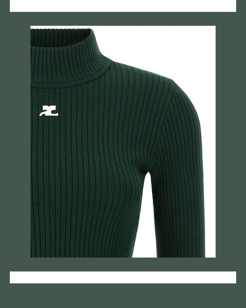 Courrèges Sweater in green — view 3
