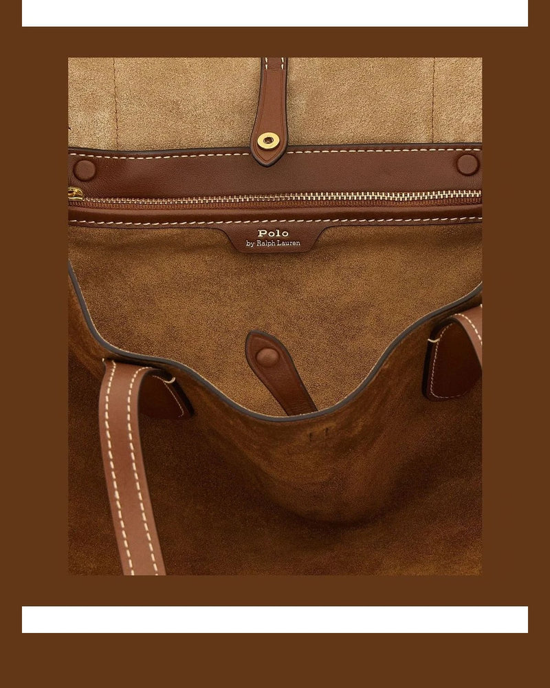 Polo Ralph Lauren Tote Bag in brown — view 4