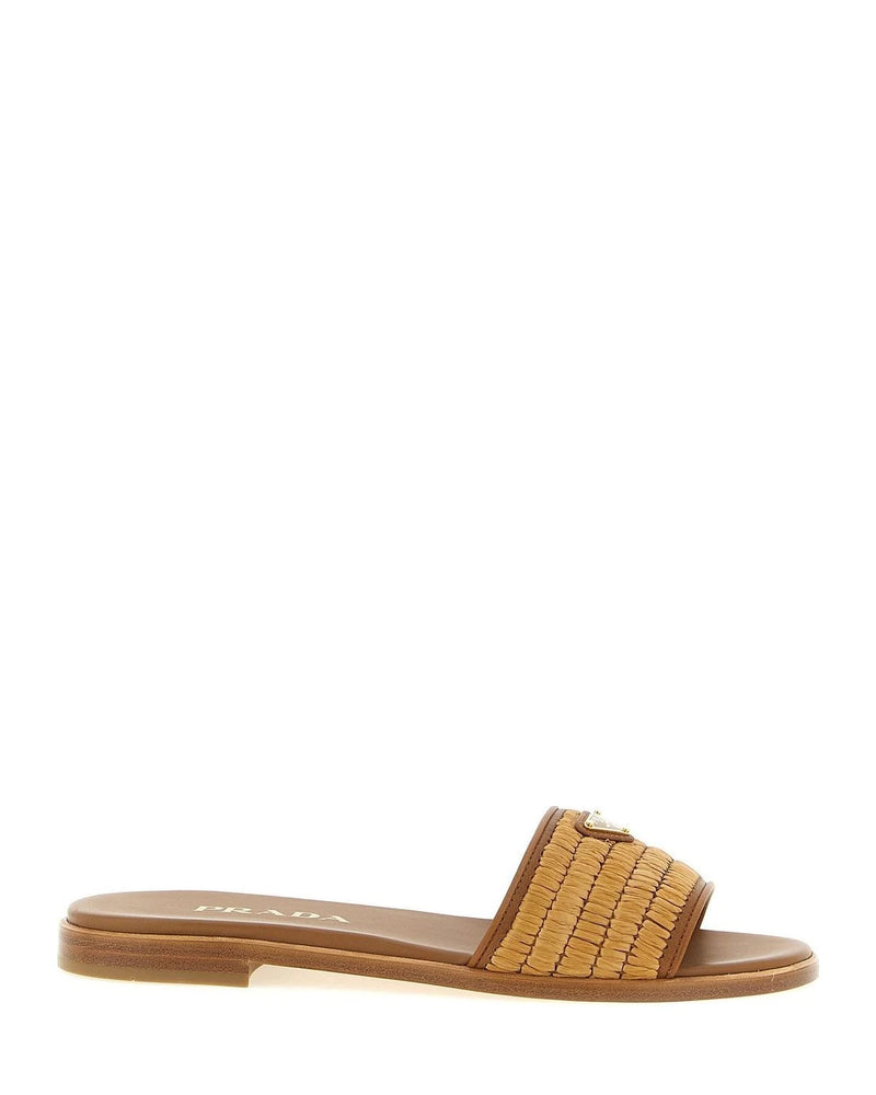 Prada Brown Slides