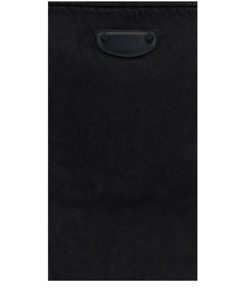 Balenciaga Trucker Jacket in black, Cotton — view 3