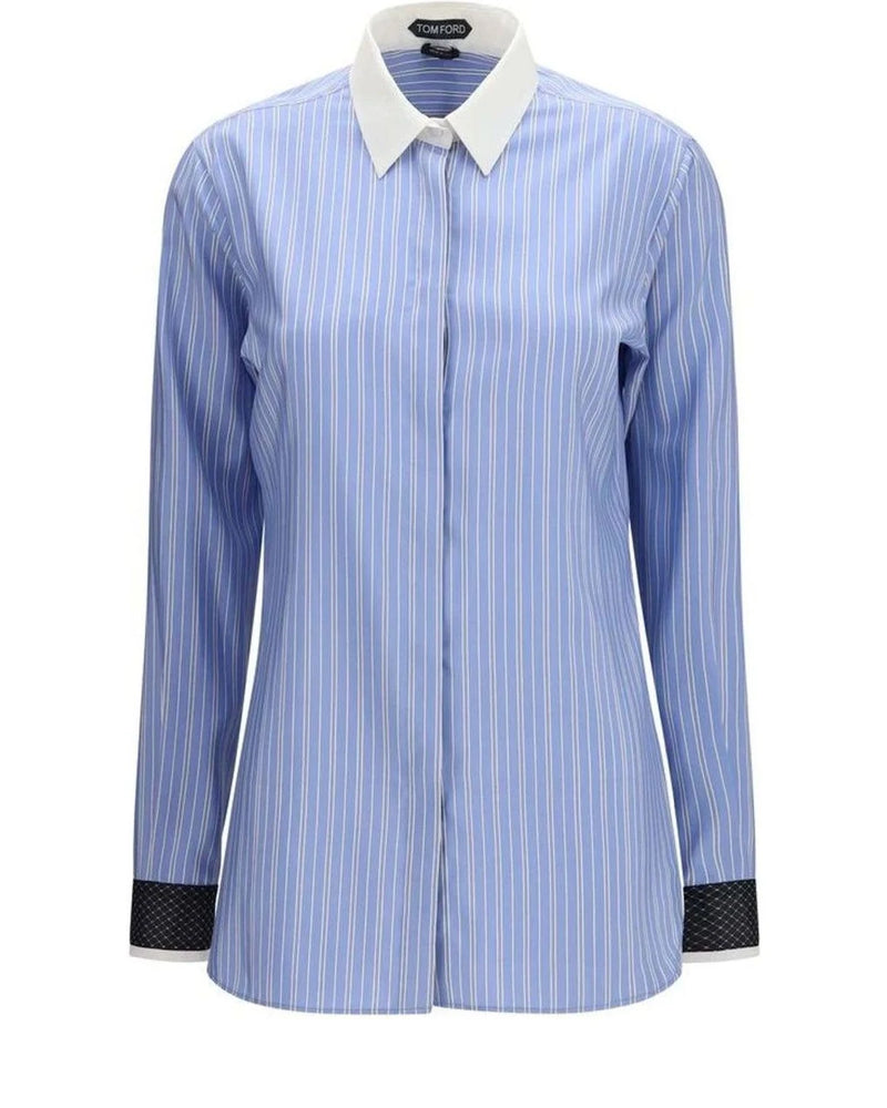Tom Ford Dress Shirt in blue, Silk