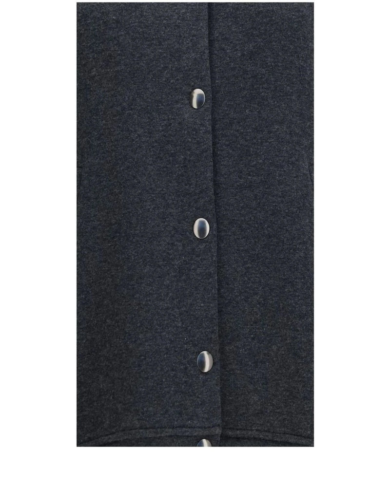 Brunello Cucinelli Bomber Jacket in gray, Cotton — view 3