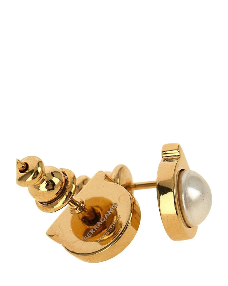 Ferragamo Earring in gold, Brass — view 2