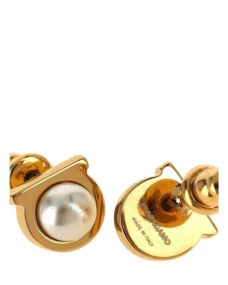 Ferragamo Earring in gold, Brass — view 3