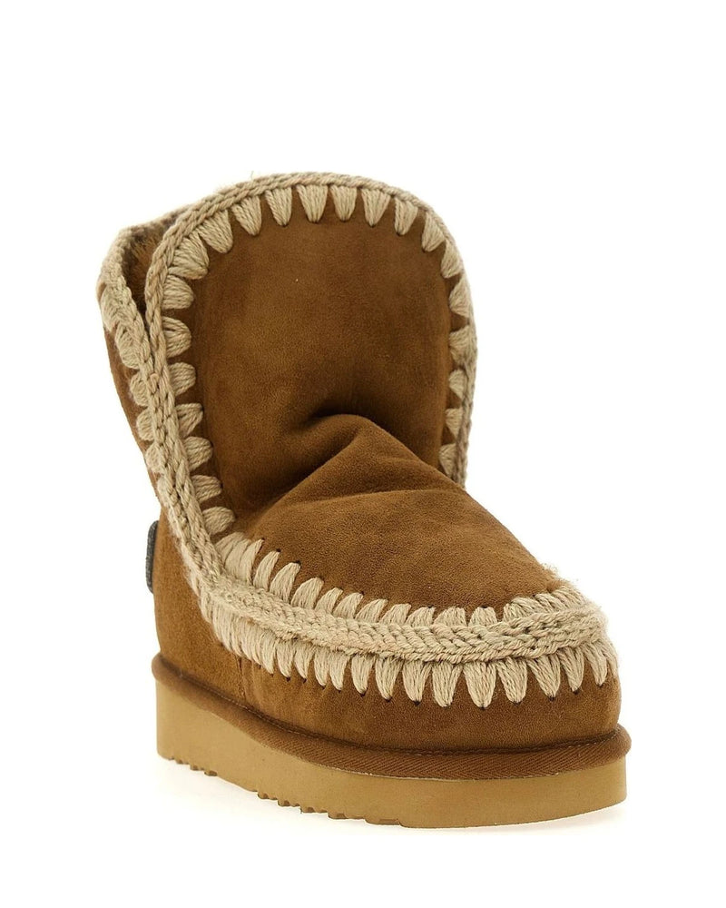 Mou Ankle Boots in brown, Sheepskin Leather — view 2