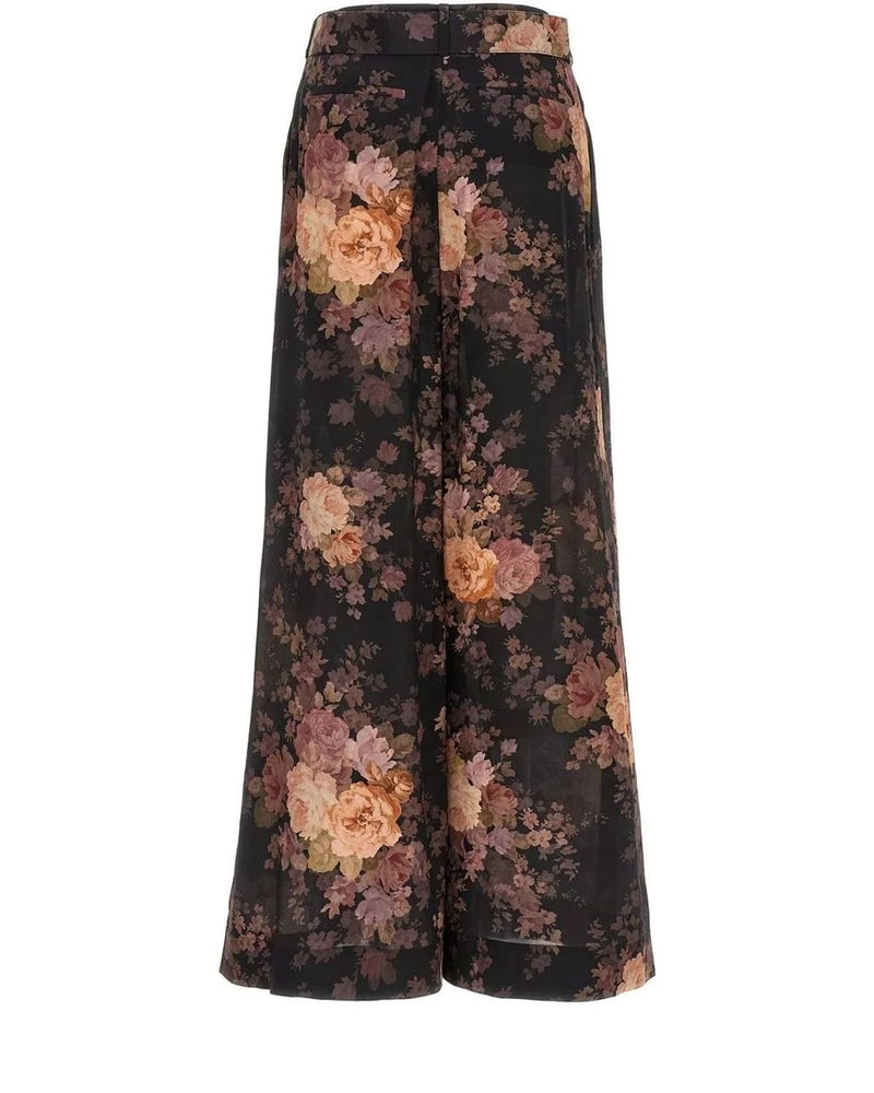 Zimmermann Palazzo Pant in multicolor, Silk — view 2