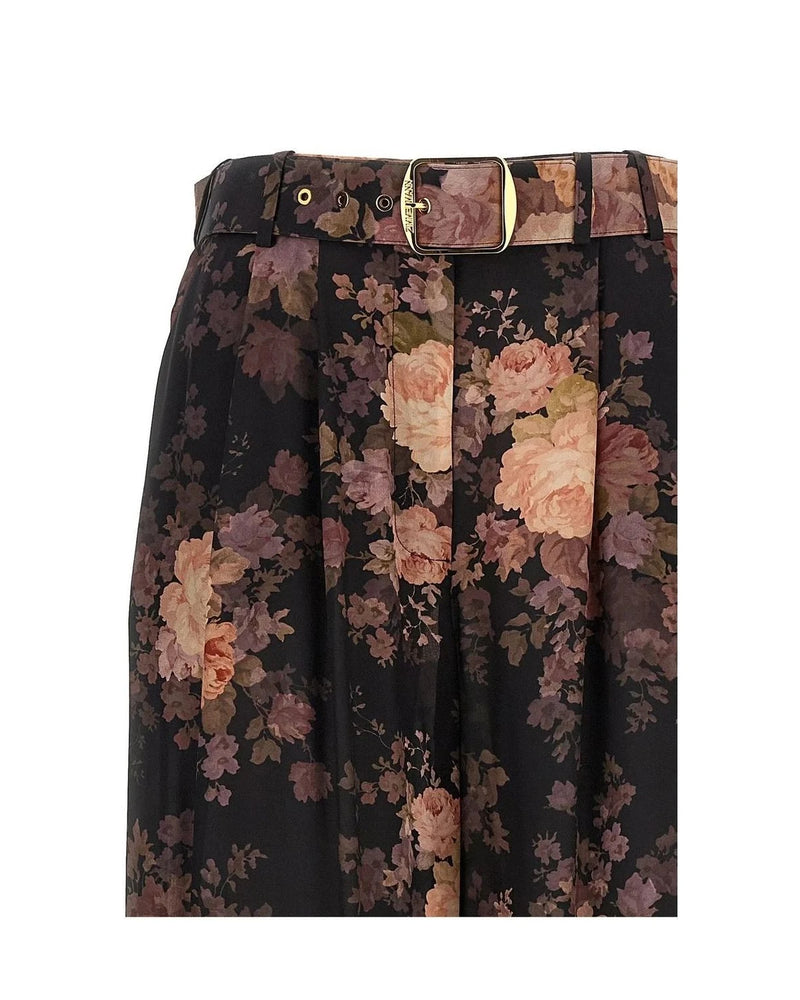Zimmermann Palazzo Pant in multicolor, Silk — view 3