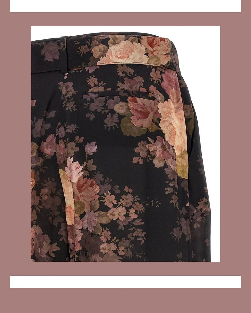 Zimmermann Palazzo Pant in multicolor, Silk — view 4