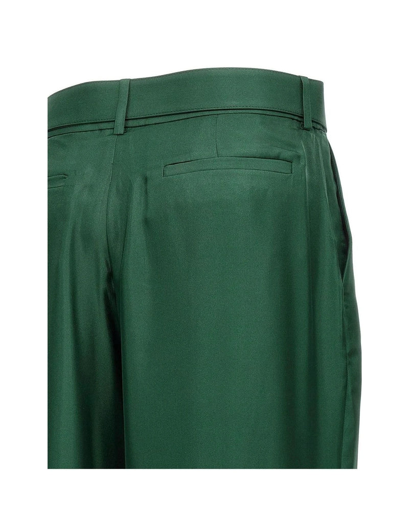 Zimmermann Palazzo Pant in green, Silk — view 4