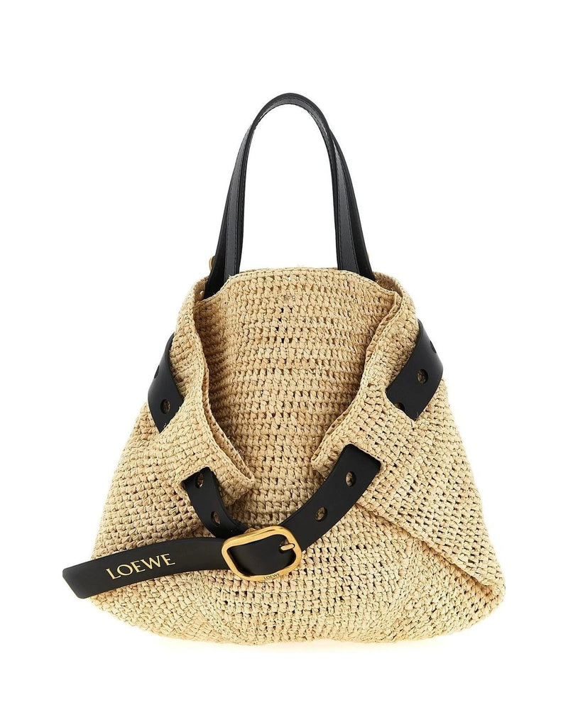 Loewe Bucket Bag in beige, Raffia