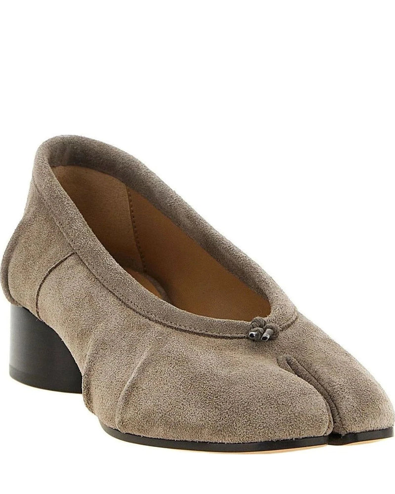 Maison Margiela Pumps in gray, Calfskin Leather — view 2