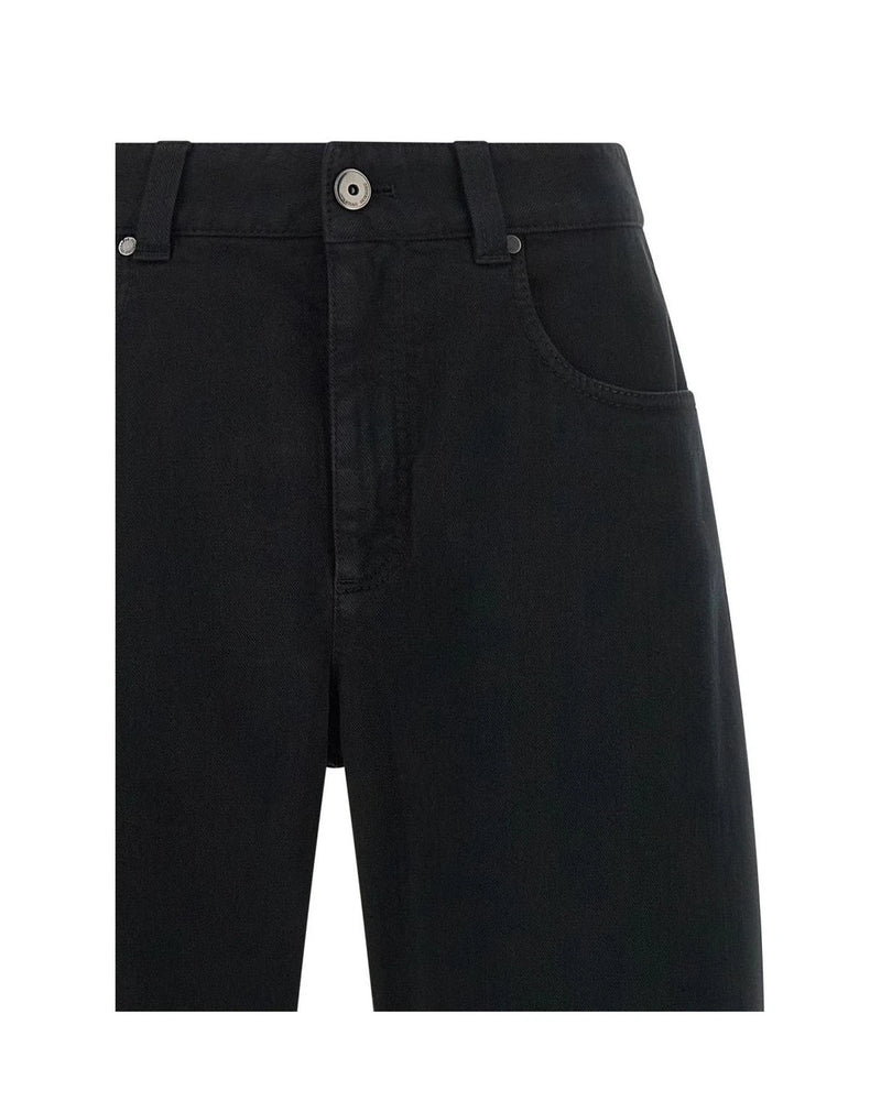 Brunello Cucinelli Jean in black, Cotton — view 3