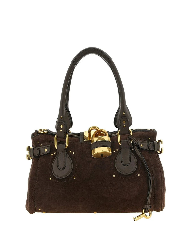 Chloé Shoulder Bag in brown, Calfskin Leather