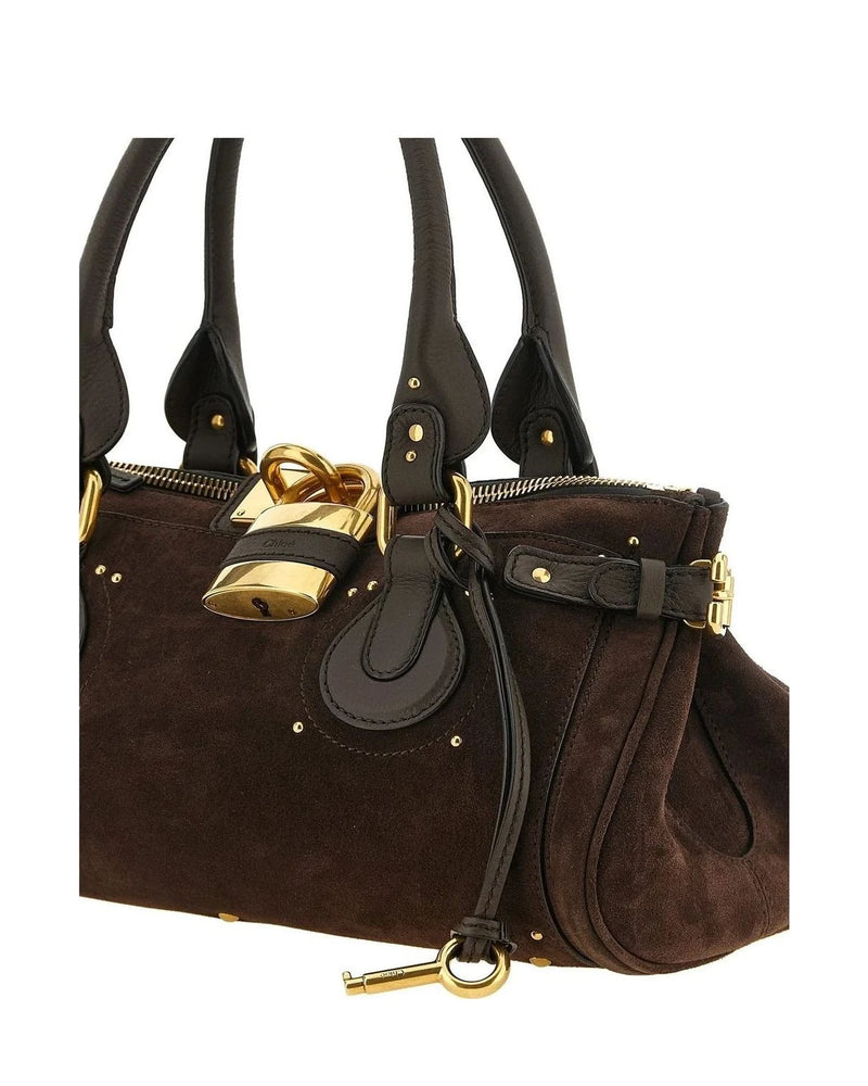 Chloé Shoulder Bag in brown, Calfskin Leather — view 3