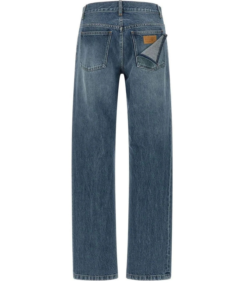 MM6 Maison Margiela Jean in blue, Cotton — view 2