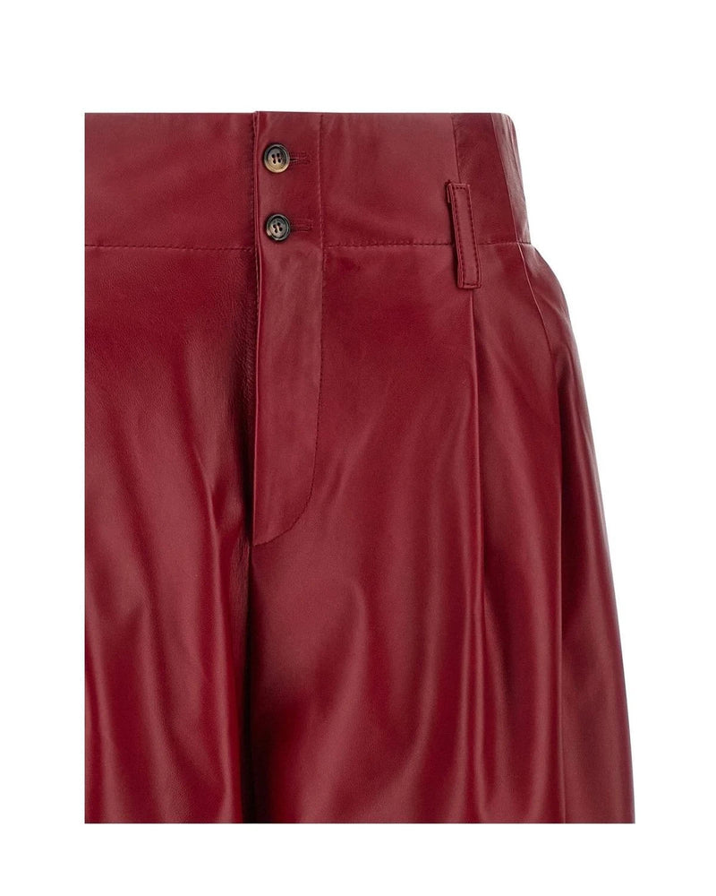 Alberta Ferretti Trouser in red, Polyester — view 3