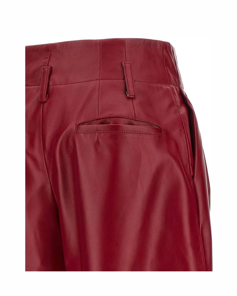 Alberta Ferretti Trouser in red, Polyester — view 4