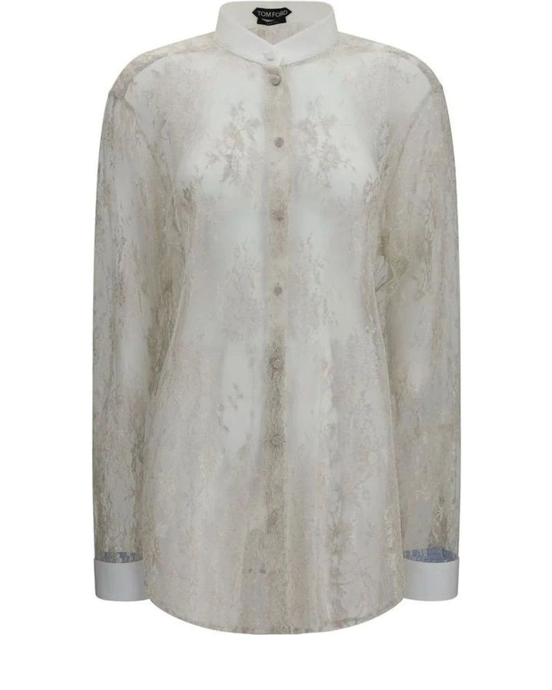 Tom Ford Dress Shirt in beige, Polyamide