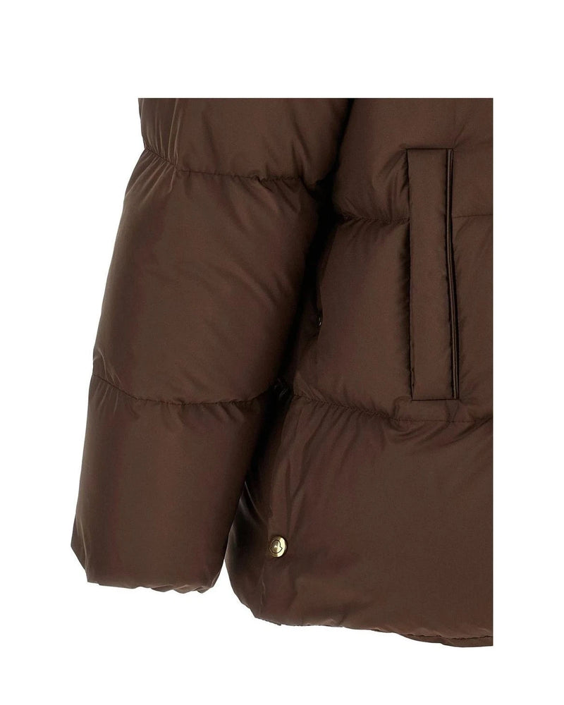 Moncler Puffer Jacket in brown, Polyester — view 5