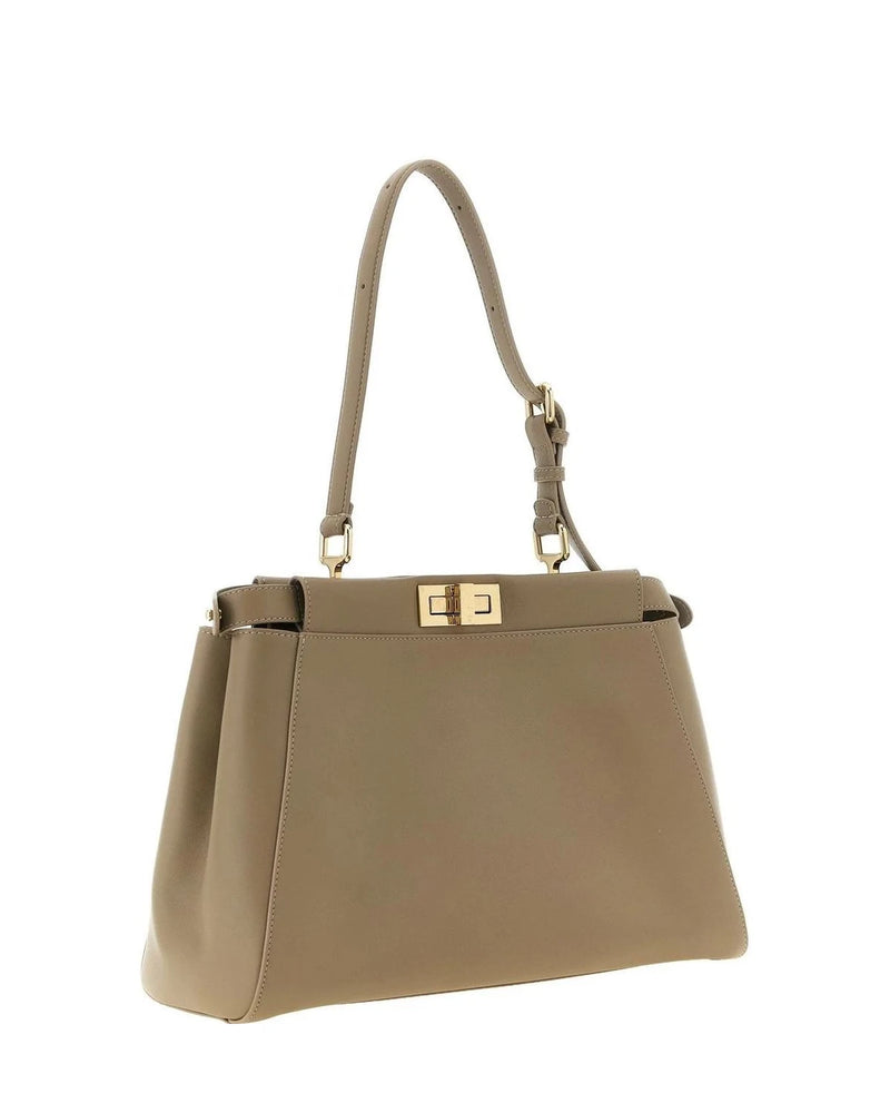Fendi Shoulder Bag in gray, Calfskin Leather — view 2