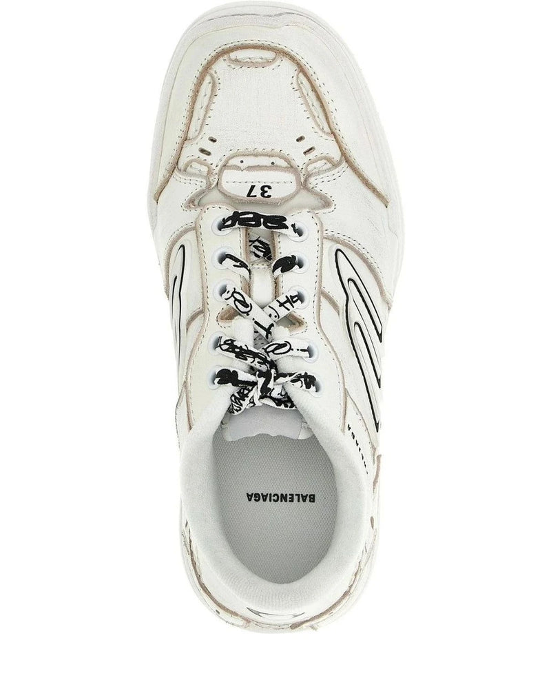 Balenciaga Sneakers in white, Calf Leather — view 4