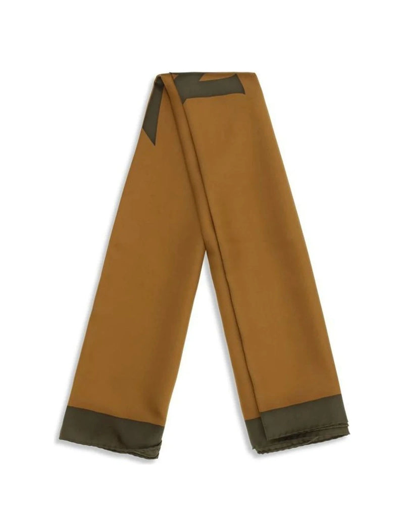 Saint Laurent Scarves & Shawl in brown, Silk — view 2