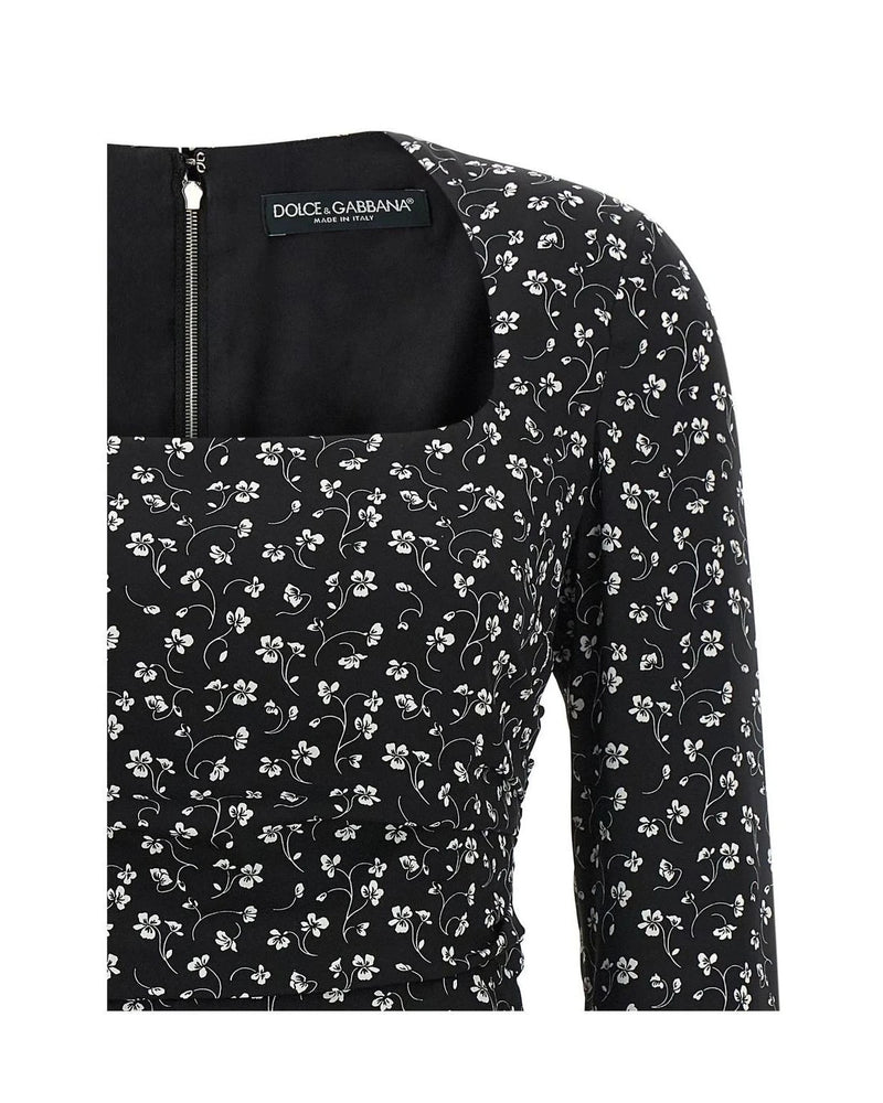 Dolce & Gabbana Dresse in black, Silk — view 3
